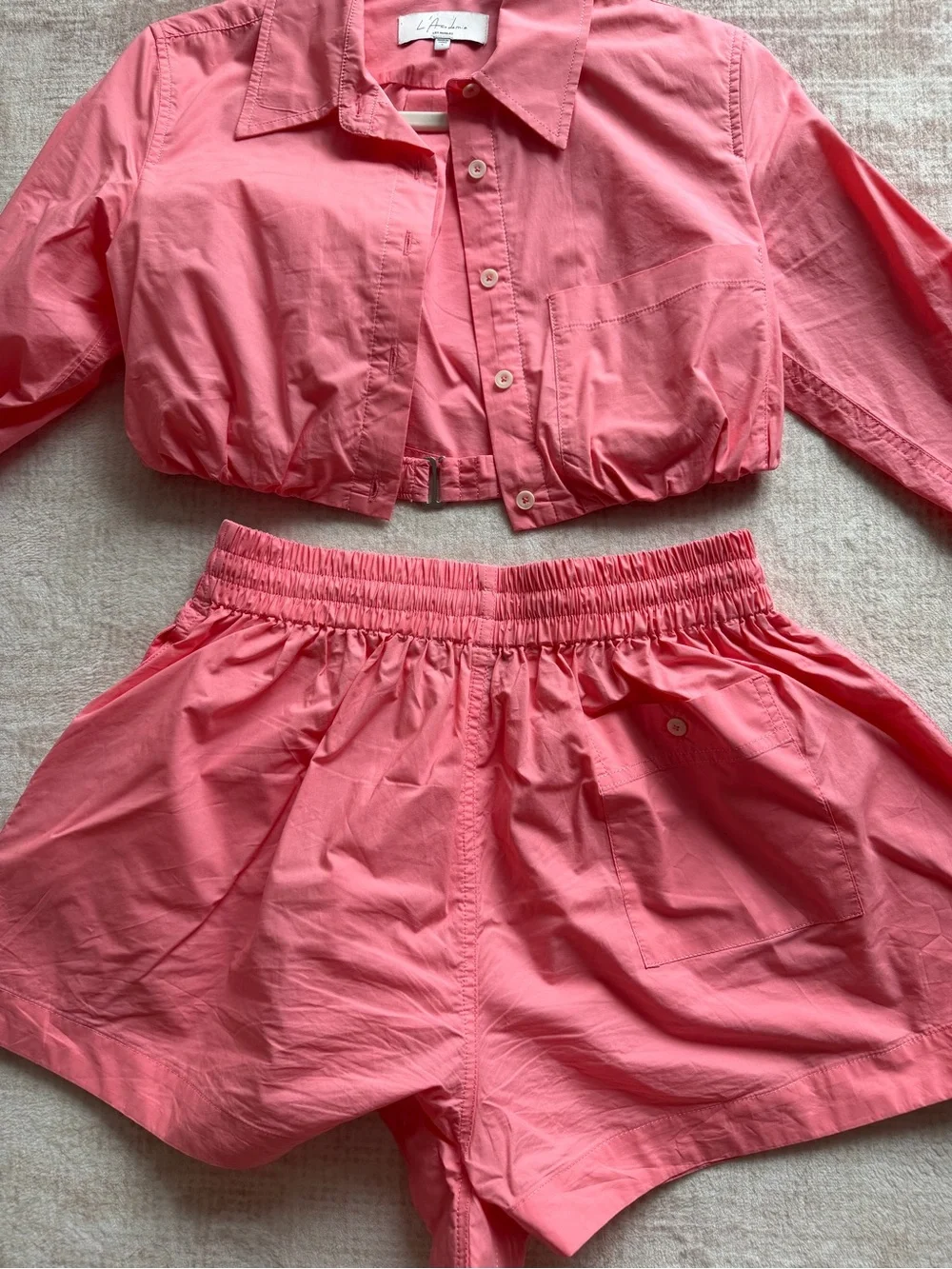 L’académie button up + shorts